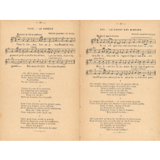 Chants populaires pour les écoles.