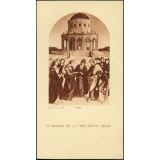 Image religieuse. Le mariage de la très Sainte Vierge.