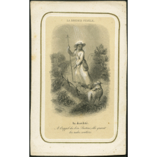Image religieuse. Le brebis fidèle. Sa docilité.