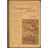 Enseignement musical du second degré. Lycées, collèges, cours secondaires, écoles primaires supérieures, écoles normales.