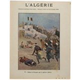 Défense de Mazagran par le capitaine Lelièvre. L'Algérie. n°10.