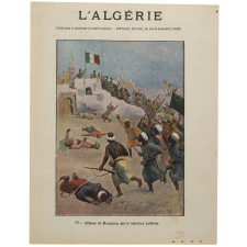 Défense de Mazagran par le capitaine Lelièvre. L'Algérie. n°10.