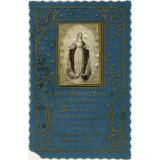 Image religieuse. O Marie Reine des Vierges. 