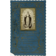Image religieuse. O Marie Reine des Vierges.