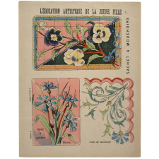 Sachet à mouchoirs - L'éducation artistique de la Jeune Fille.
