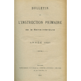 Bulletin de l'Instruction primaire de la Seine-Inférieure. Année 1921. 