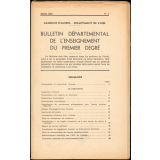 Bulletin Départemental de l'Enseignement du Premier Degré. Académie d'Amiens. Département de l'Oise. Année 1969.