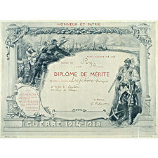 Diplôme de mérite.