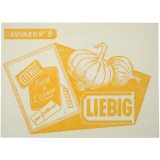Buvard publicitaire. Liebig. Soupe à l'oignon. Buvard n°5. 