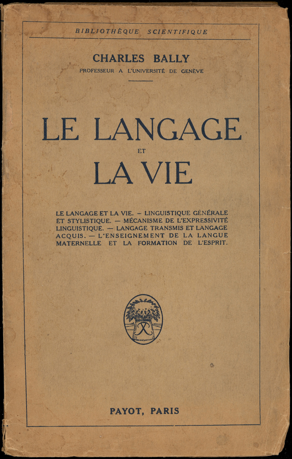 Le langage et la vie