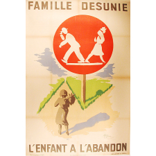 Famille désunie, l'enfant à l'abandon.