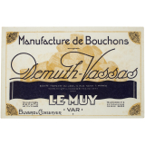 Buvard publicitaire. Manufacture de Bouchons Demuth-Vassas. 