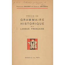 Précis de grammaire historique de la langue française