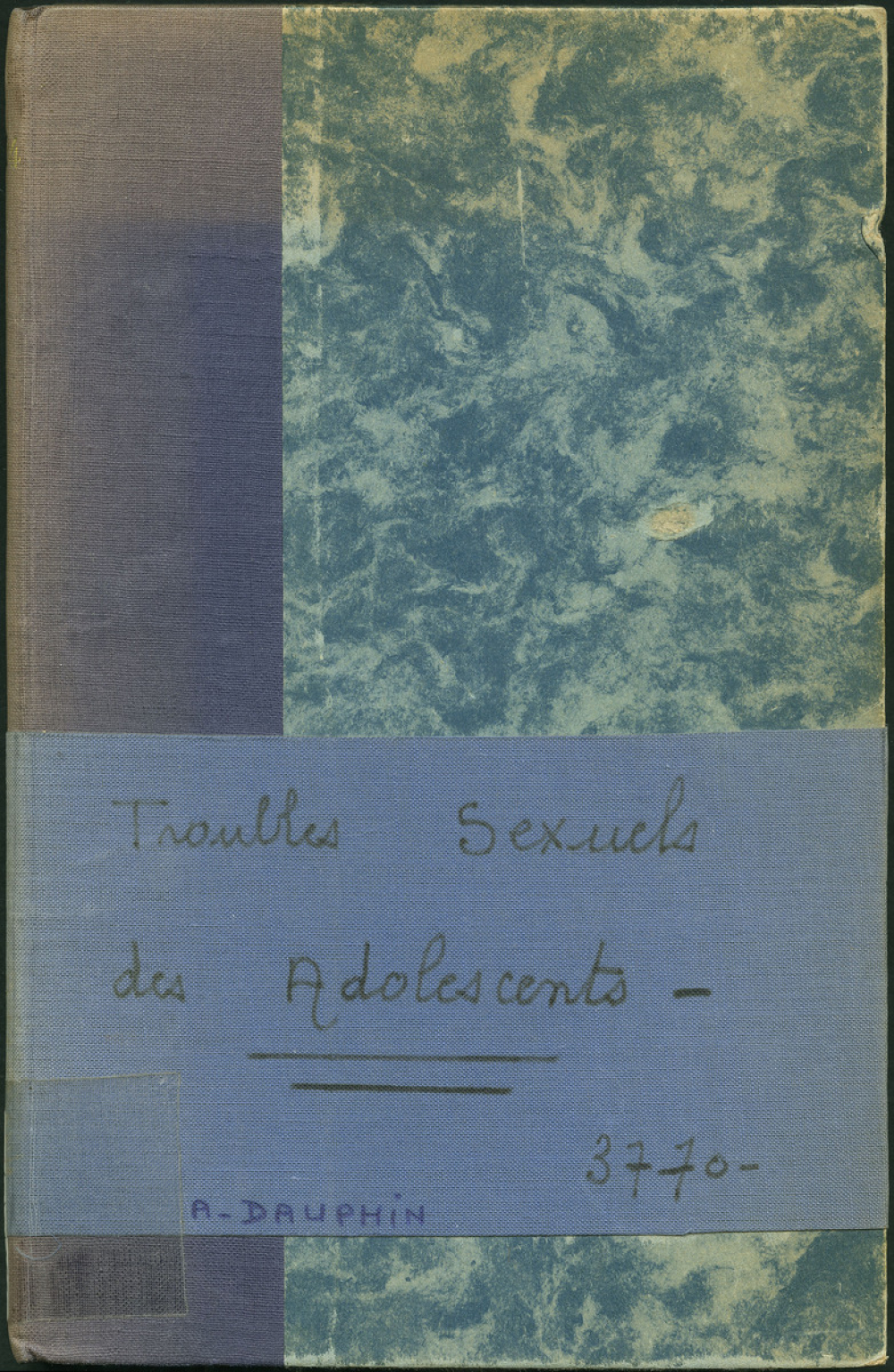 Les Troubles sexuels des adolescents. Notions médico-psychologiques à l'usage des parents et des éducateurs