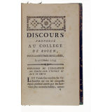 Discours sur l'éducation prononcés au Collège Royal de Rouen, Suivis de Notes tirées des meilleurs Auteurs anciens et modernes ; auxquels on a joint des Réflexions sur l'Amitié.
