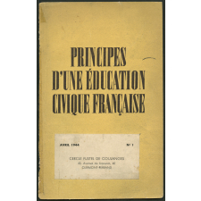 Principes d'une éducation civique française.