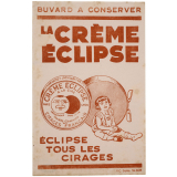 Buvard publicitaire. Crème Eclipse. 