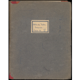 Cahier de textes. Classe de 1e. École Normale d'Instituteurs de Chartres. 1953-1954. 