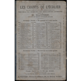 Les chants de l'écolier. 1ère partie. Recueil de 75 chœurs à deux voix égales.
