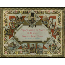 Voyage autour du Monde En 80 Jours. D'après Jules Verne. Jeu amusant et instructif