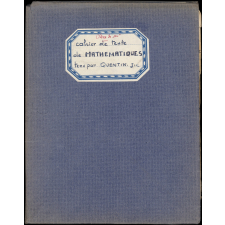 Cahier de textes. Classe de première. École Normale d'Instituteurs de Chartres. 1955-1956. 