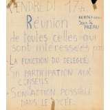 Réunion de toutes celles qui sont intéressées par la fonction du délégué.