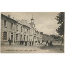 Le Bousquet-d'Orb (Hérault) - Mairie, Groupe Scolaire.