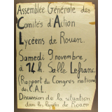 Assemblée Générale des Comités d'Action Lycéens de Rouen.