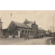 Beauval (Somme) - Ecole des Filles.