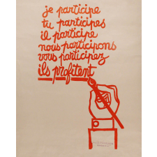 Je participe, tu participes, il participe, nous participons, vous participez, ils profitent.