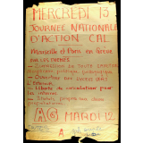 Mercredi 13 journée nationale d'action CAL.