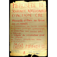 Mercredi 13 journée nationale d'action CAL.