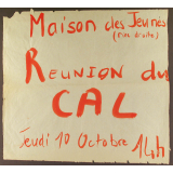 Réunion du C.A.L.
