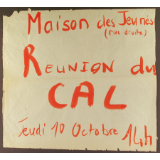 Réunion du C.A.L.