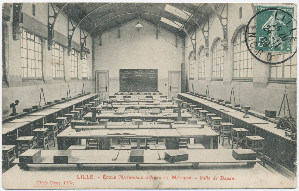 Lille - Ecole Nationale d'Arts et Métiers - Salle de Dessin.