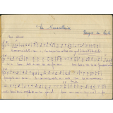 Cahier de musique.