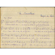 Cahier de musique.