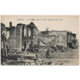 Chauny - Le Théâtre, après la retraite allemande (avril 1917).