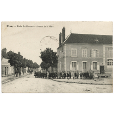 Piney - Ecole des Garçons - Avenue de la Gare.