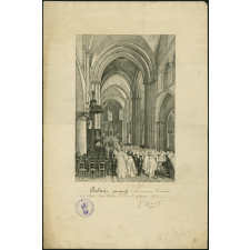 Attestation de première communion. 