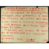 Camarades lycéens.