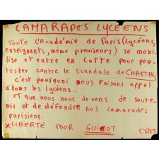 Camarades lycéens.