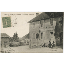 7 - St-Maur (Jura) - Maison Commune et Ecole.