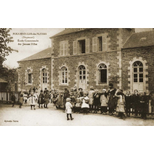 Fougerolles-du-Plessis (Mayenne) - Ecole Communale des Jeunes Filles.