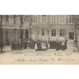 Reims - Lycée de Jeunes Filles - La cour.