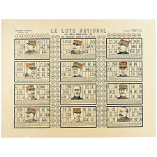 Le Loto national - Dans la grande guerre - 1914-1918.
