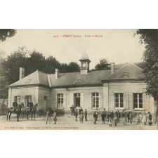 4002 - Vierzy ( Aisne) - Ecole et Mairie.