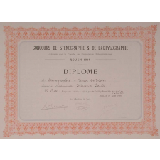 Concours de Sténographie & de Dactylographie. Organisé par le Comité de propagande Sténographique. Rouen. 1916. 