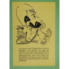 Affiche du service des publications de l'INRDP.