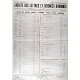 Faculté des Lettres et Sciences Humaines. Section des langues vivantes : espagnol - italien - russe - scandinave.